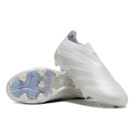 Adidas Predator Elite Laceless FG White Silver Met