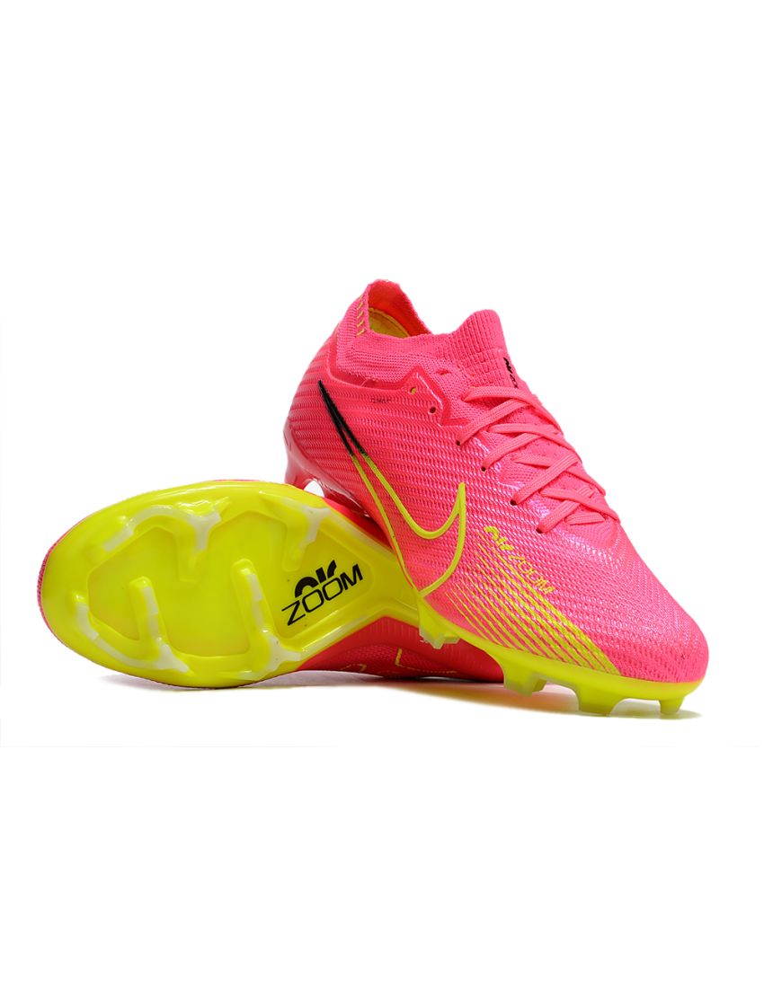 Nike Zoom Mercurial Vapor 15 Elite FG Firm Ground Soccer Cleats - Pink Blast, Volt & Gridiron