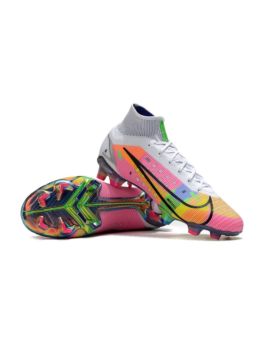 Buy Now The Nike Mercurial Superfly Dragonfly 8 Elite FG White/Metallic  Silver/Dark Raisin Soccer Cleats